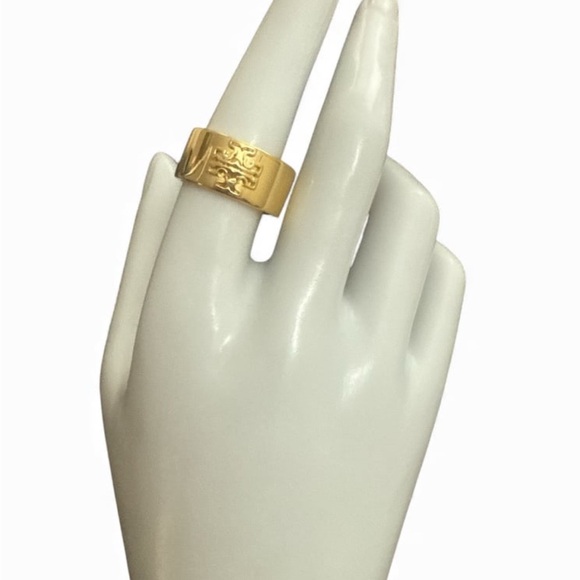 Tory Burch Gold Band Ring - Picture 6 of 6